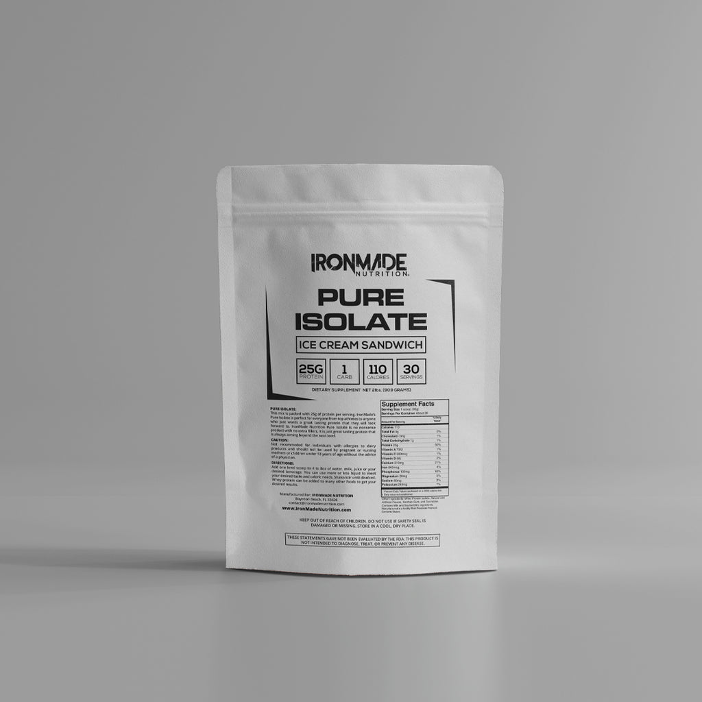 Pure Isolate Pure Isolate protein – Ironmade nutrition